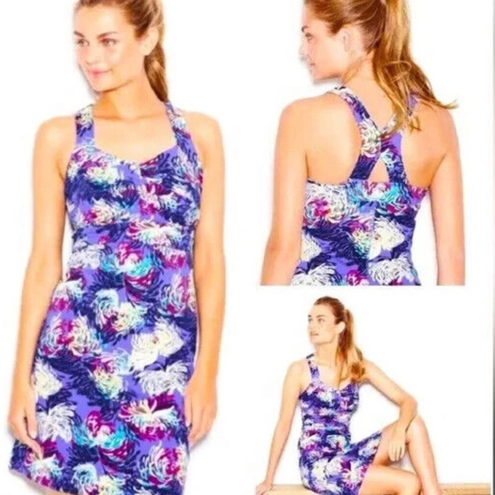 GARNET HILL Zinni SUNDRESS Racerback PADDED Shelf BRA NWOT